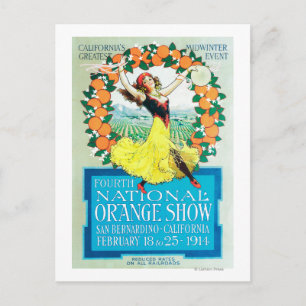 National Orange ShowPoster #2 Postkarte