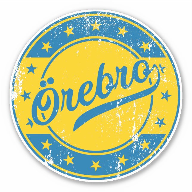 National - Örebro Sverige | Schweden Sticker (Vorderseite)