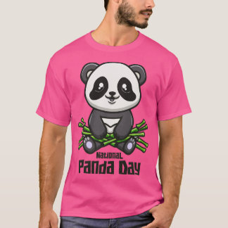 National Panda Day März T-Shirt