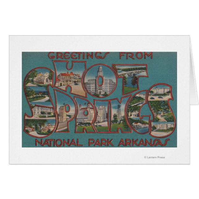 National Park der heißen Quellen, Arkansas (Vorderseite (Horizontal))