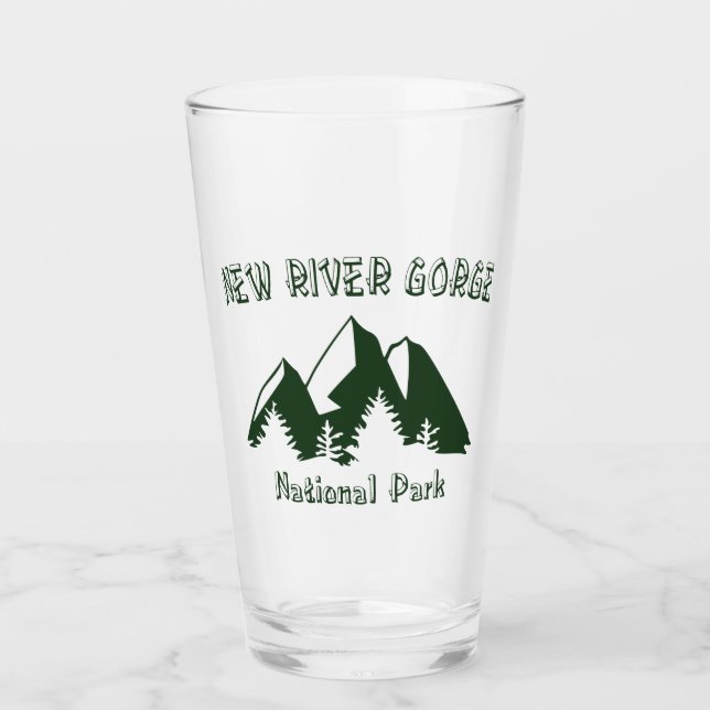 National Park der New River Gorge Glas (Vorderseite)