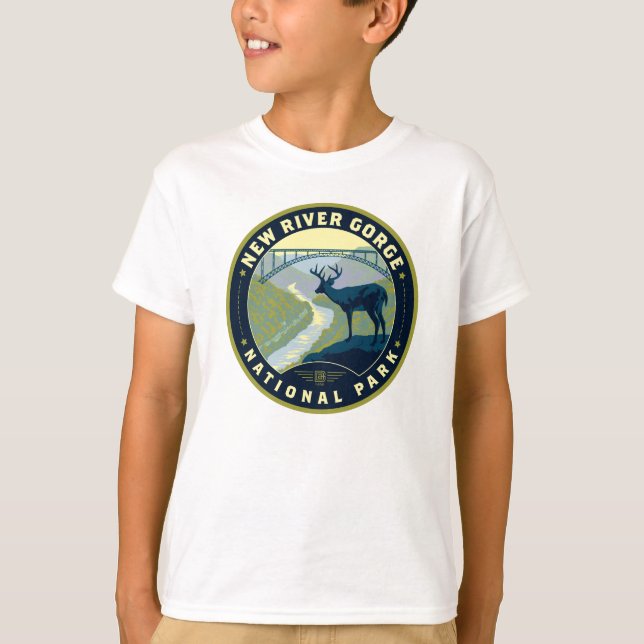 National Park der New River Gorge T-Shirt (Vorderseite)
