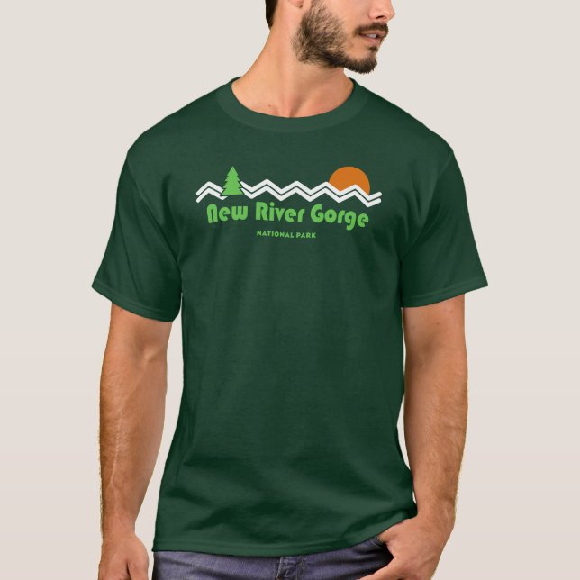 National Park der New River Gorge T-Shirt (Vorderseite)
