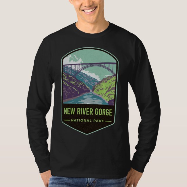 National Park der New River Gorge T-Shirt (Vorderseite)