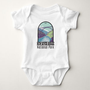 National Park der New River Gorge West Virginia Br Baby Strampler