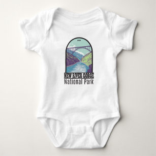 National Park der New River Gorge West Virginia Br Baby Strampler