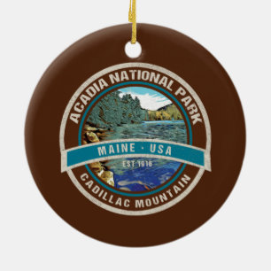 NATIONAL PARK HOLIDAY CHRISTMAS ORNATION KERAMIK ORNAMENT