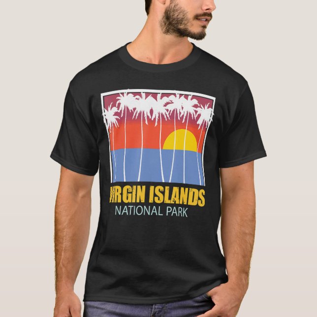National Park Jungfrau Islands St John Souvenir Pa T-Shirt (Vorderseite)
