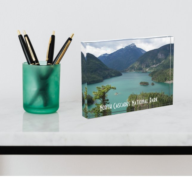 National Park Landschaft von North Cascades Fotoblock (In Situ)