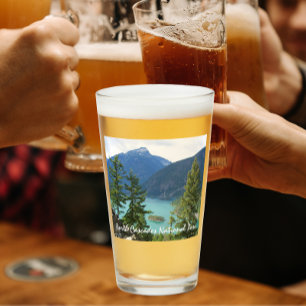 National Park Landschaft von North Cascades Glas