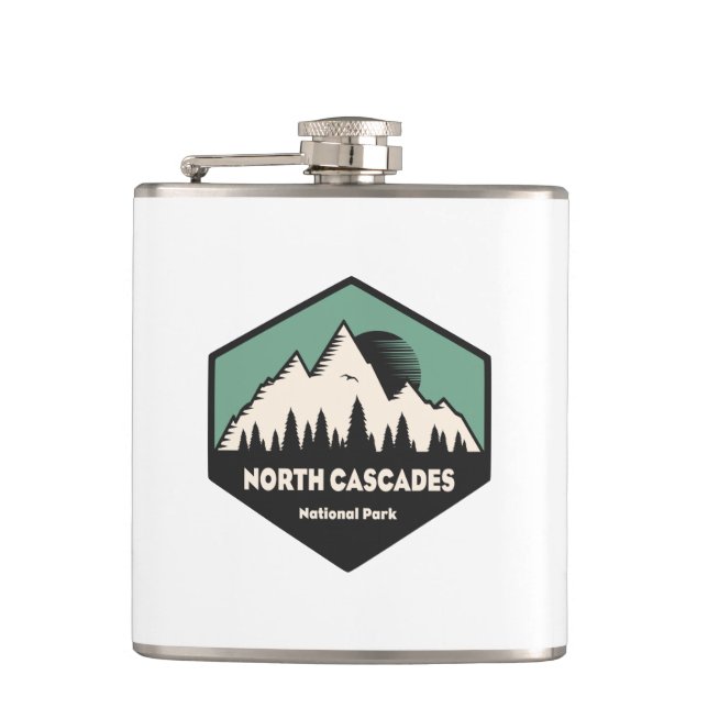 National Park North Cascades Flachmann (Vorderseite)