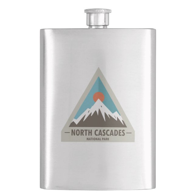 National Park North Cascades Flachmann (Vorderseite)