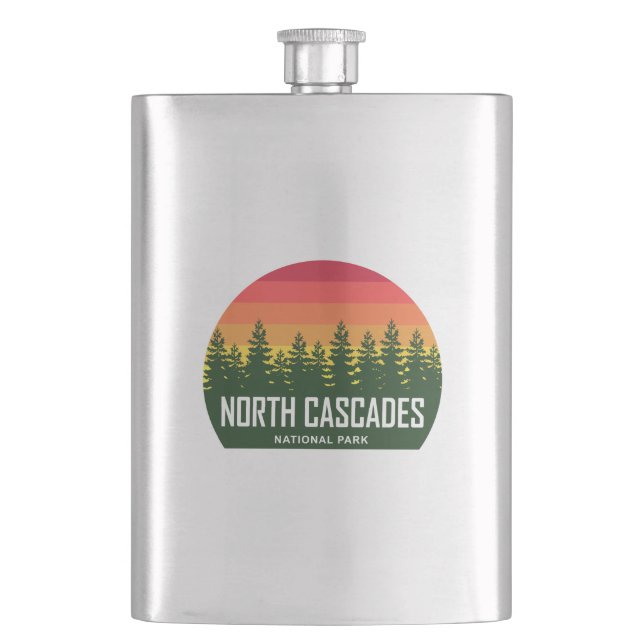 National Park North Cascades Flachmann (Vorderseite)