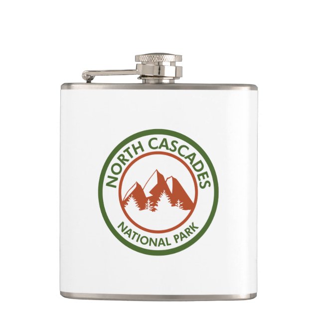 National Park North Cascades Flachmann (Vorderseite)