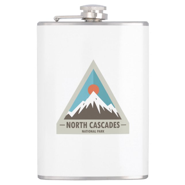National Park North Cascades Flachmann (Vorderseite)