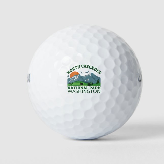 National Park North Cascades Golfball (Vorderseite)