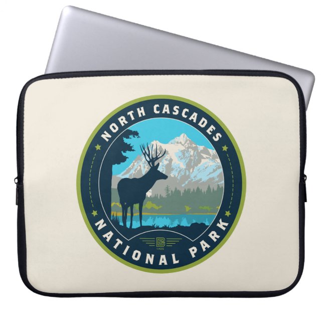 National Park North Cascades Laptopschutzhülle (Vorderseite)