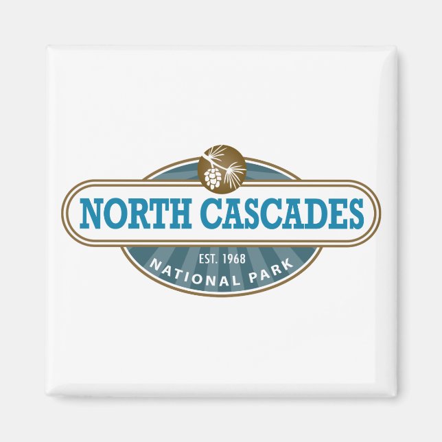 National Park North Cascades Magnet (Vorne)
