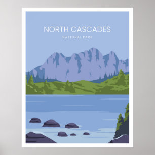 National Park North Cascades Poster