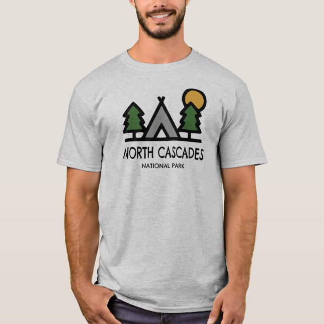 National Park North Cascades T-Shirt (Vorderseite)