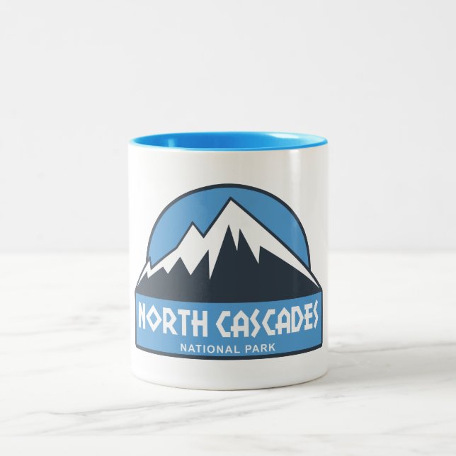 National Park North Cascades Zweifarbige Tasse (Mittel)
