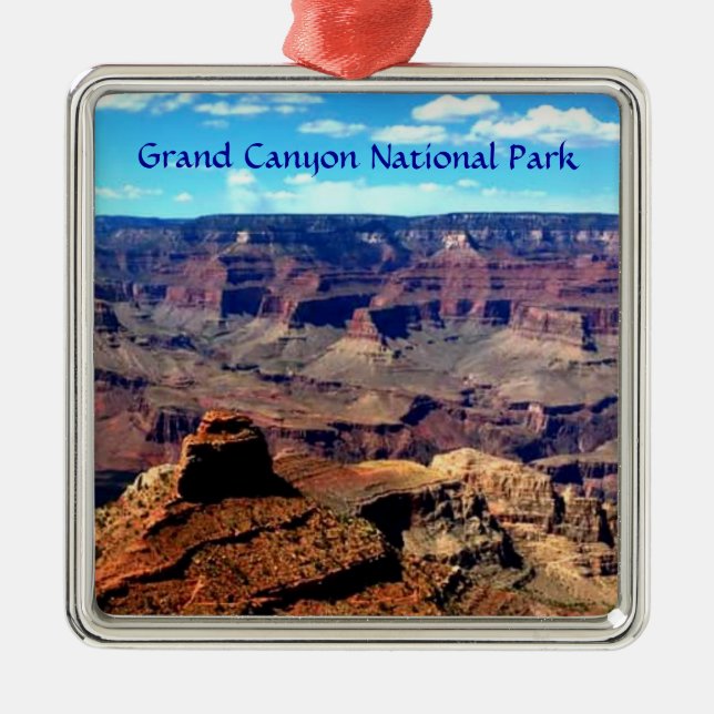 National Park North Rim Grand Canyon Ornament Aus Metall (Vorne)