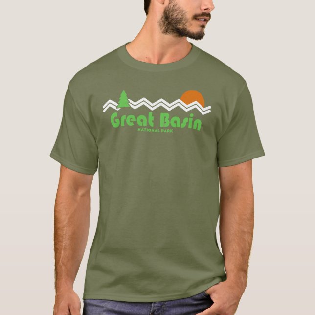 National Park Retro T-Shirt (Vorderseite)