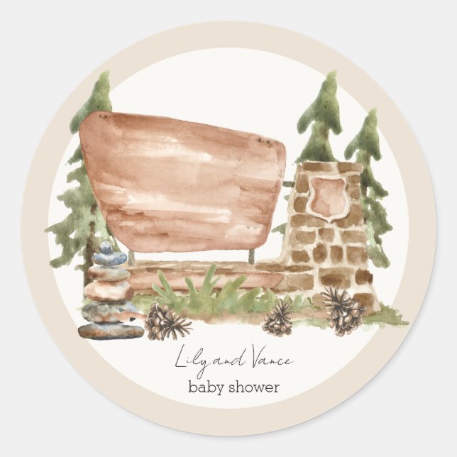 National Park Stickers Round-Label (Vorderseite)