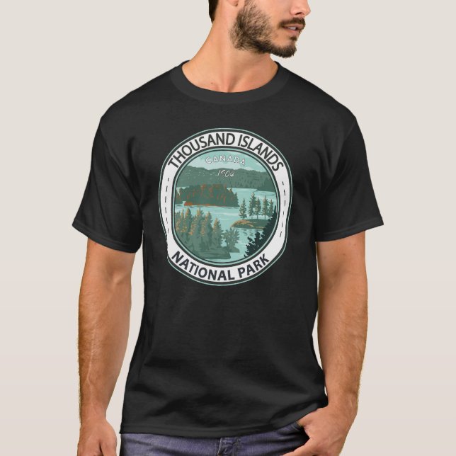 National Park Thousand Islands Abzeichen T-Shirt (Vorderseite)
