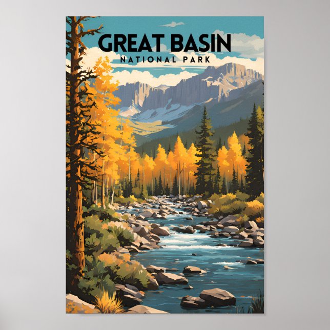 National Park Travel Poster (Vorne)