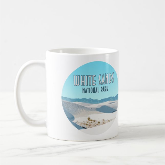 National Park White Sands New Mexico Kaffeetasse (Links)