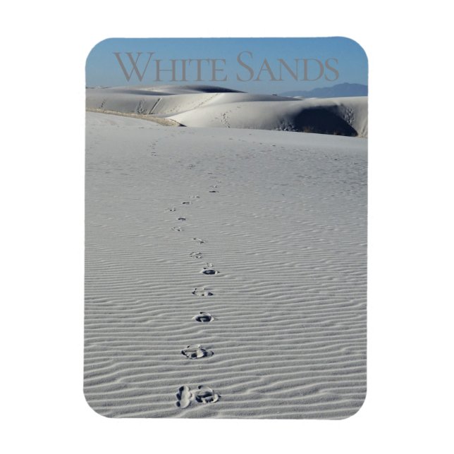 National Park White Sands New Mexico Magnet (Vertikal)