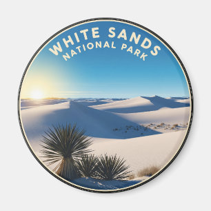National Park White Sands New Mexico Magnet