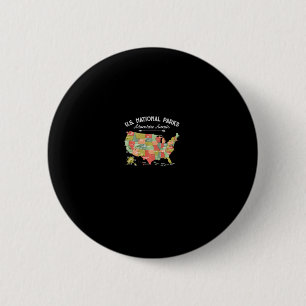 National Parks Hoodie Karte Camping Frauen Männer  Button