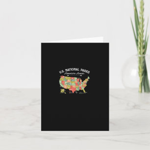 National Parks Hoodie Map Camping Frauen Wandern Karte