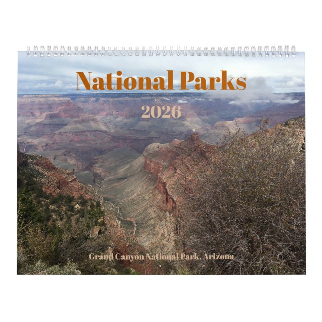 National Parks Photographic 12-Month 2026 Calendar Kalender (Titelbild)