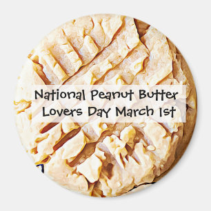 National Peanut Butter Cookie Day März 1. Magnet