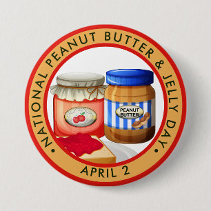 National Peanut Butter & Jelly Day Button