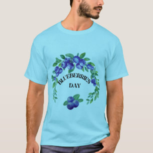 National Pick Blueberries Day T-Shirt