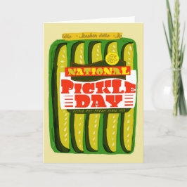 National Pickle Day November 14 Karte