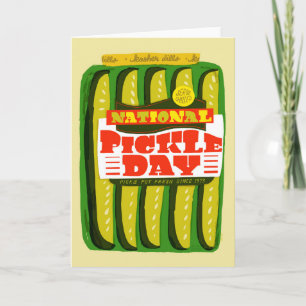 National Pickle Day November 14 Karte