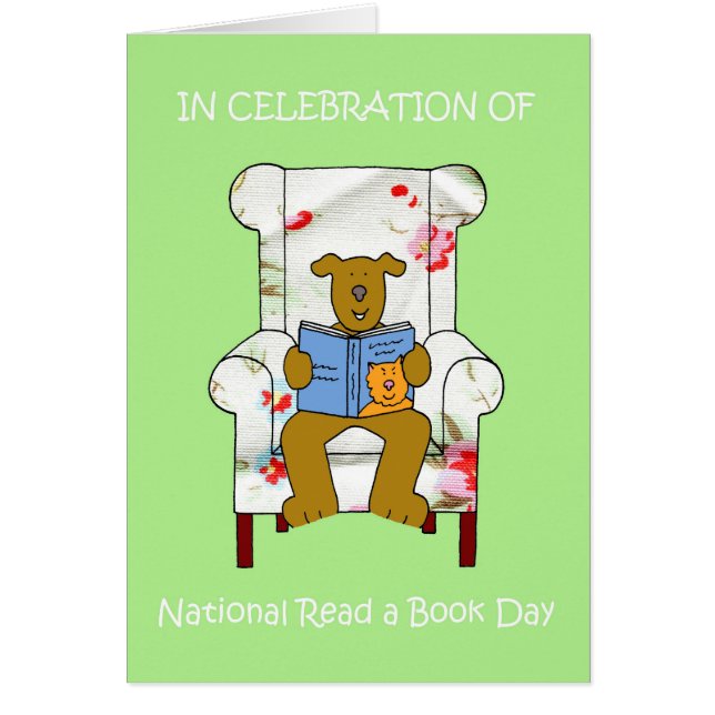 National Read a Book Day August 9. (Vorne)