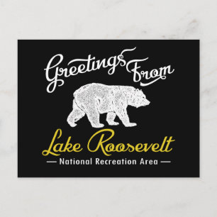 National Recreation Area Bear Postkarte