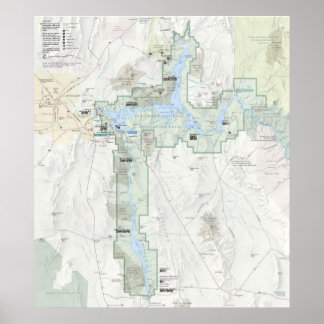 National Recreation Area Lake Mead Poster