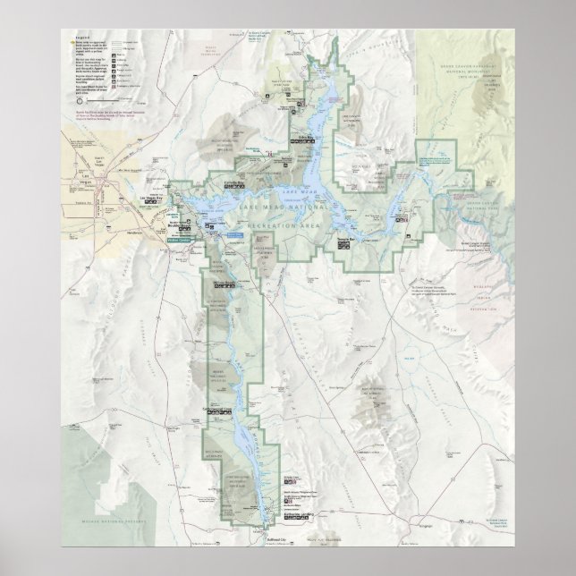 National Recreation Area Lake Mead Poster (Vorne)