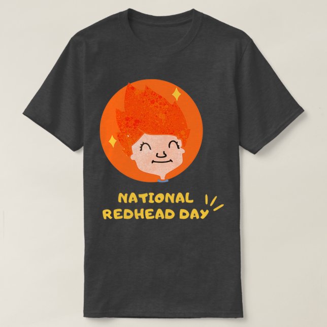 National redhead day T T-Shirt (Design vorne)