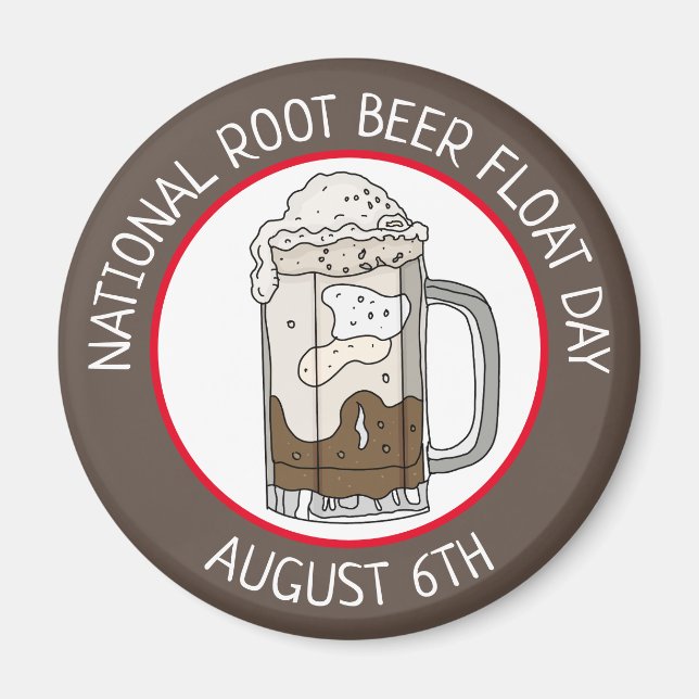 National Root Beat Float Day | August 6. Magnet (Vorne)