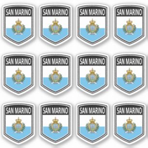 National - San Marino Aufkleber