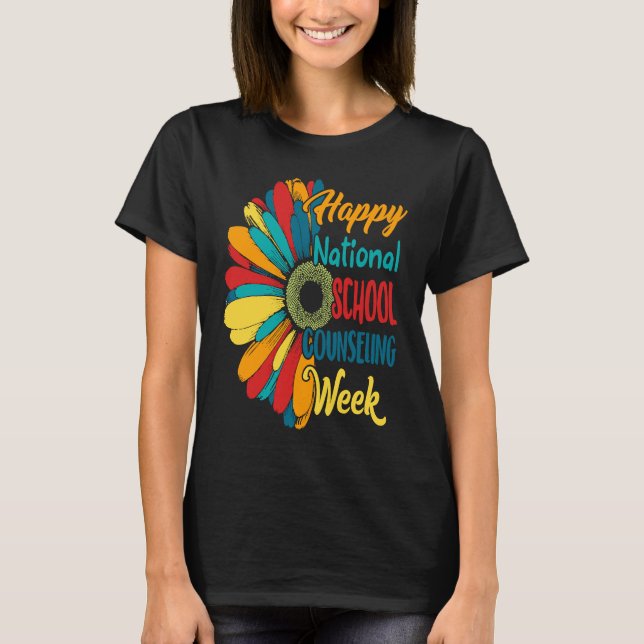 National School Counselor Week School Counselor T T-Shirt (Vorderseite)