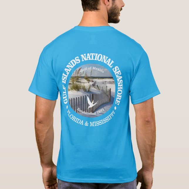 National Seashore T - Shirt der Golfinseln (Rückseite)